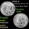 1942-d Walking Liberty Half Dollar 50c Grades Choice+ Unc