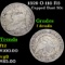 1829 O-116 R3 Capped Bust Half Dollar 50c Grades f details