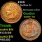 1909 Indian Cent 1c Grades Select+ Unc BN