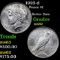 1923-d Peace Dollar $1 Grades Select Unc