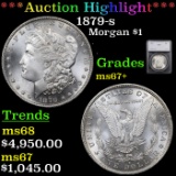 ***Auction Highlight*** 1879-s Morgan Dollar $1 Graded ms67+ By SEGS (fc)