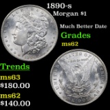 1890-s Morgan Dollar $1 Grades Select Unc