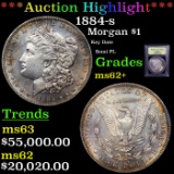 **HIGHLIGHT OF NIGHT** 1884-s Morgan Dollar $1 Graded Select Unc By USCG (fc)