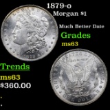 1879-o Morgan Dollar $1 Grades Select Unc