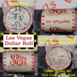 **Auction Highlight**Old Casino 50c Roll $10 Halves Las Vegas Casino Silver City 1929 Walker & 1925