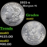 1921-s Morgan Dollar $1 Grades Select Unc