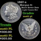 1897-s Morgan Dollar $1 Grades Select Unc PL