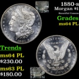 1880-s Morgan Dollar $1 Grades Choice Unc PL