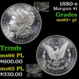 1880-s Morgan Dollar $1 Grades GEM+ PL