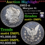 ***Auction Highlight*** 1902-o Morgan Dollar $1 Graded Select Unc+ DMPL By USCG (fc)