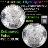 *HIGHLIGHT OF THE YEAR* 1879-o FINEST KNOWN! Morgan Dollar $1 Graded ms67 By SEGS (fc)