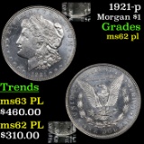 1921-p Morgan Dollar $1 Grades Select Unc PL