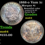 1888-o Vam 1c Morgan Dollar $1 Grades Choice Unc