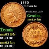 1885 Indian Cent 1c Grades Select Unc BN