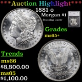 ***Auction Highlight*** 1881-o Morgan Dollar $1 Graded ms65+ By SEGS (fc)