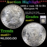 ***Auction Highlight*** 1898-o vam 7B I2 R5 Morgan Dollar $1 Graded ms67+ By SEGS (fc)