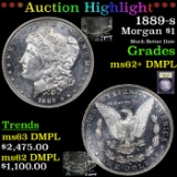 ***Auction Highlight*** 1889-s Morgan Dollar $1 Graded Select Unc+ DMPL By USCG (fc)