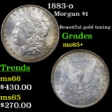 1883-o Morgan Dollar $1 Grades GEM+ Unc