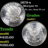 1879-s Morgan Dollar $1 Grades GEM+ Unc