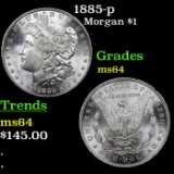 1885-p Morgan Dollar $1 Grades Choice Unc