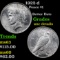 1922-d Peace Dollar $1 Grades Unc Details