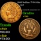 1863 Indian F-79-351a Civil War Token 1c Grades vf+