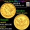 ***Auction Highlight*** 1852-d Gold Liberty Half Eagle $5 Graded ms63 details By SEGS (fc)