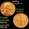 1928-p Lincoln Cent 1c Grades Choice Unc RB