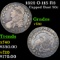 1822 O-115 R3 Capped Bust Half Dollar 50c Grades vf++