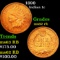1890 Indian Cent 1c Grades Select Unc RB