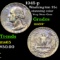 1945-p Washington Quarter 25c Grades Choice+ Unc