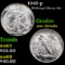 1945-p Walking Liberty Half Dollar 50c Grades Unc Details