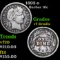 1893-o Barber Dime 10c Grades vf details