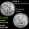 1939-d Walking Liberty Half Dollar 50c Grades Select+ Unc