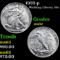 1935-p Walking Liberty Half Dollar 50c Grades Select Unc
