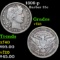 1899-p Barber Quarter 25c Grades vf+