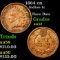 1864 cn Indian Cent 1c Grades Select AU