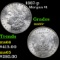 1887-p Morgan Dollar $1 Grades GEM+ Unc