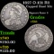 1827 O-131 R2 Capped Bust Half Dollar 50c Grades vf++
