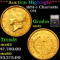 ***Auction Highlight*** 1851-c Charlotte Gold Dollar $1 Graded ms61 By SEGS (fc)