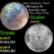1884-o Rainbow Toned Morgan Dollar $1 Grades Choice+ Unc