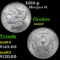 1883-p Morgan Dollar $1 Grades Select+ Unc
