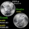 1923-p Peace Dollar $1 Grades GEM+ Unc