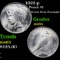 1922-p Peace Dollar $1 Grades GEM Unc