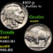 1937-p Buffalo Nickel 5c Grades GEM++ Unc