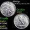 1943-p Walking Liberty Half Dollar 50c Grades Select+ Unc