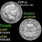 1916-p Barber Dime 10c Grades AU Details