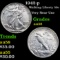 1942-p Walking Liberty Half Dollar 50c Grades Choice AU/BU Slider