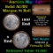 ***Auction Highlight***  AU/BU Slider Brinks Shotgun Morgan $1 Roll 1897 & S Ends Virtually UNC (fc)