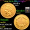 ***Auction Highlight*** 1855-s Three Dollar Gold 3 Graded au55 By SEGS (fc)